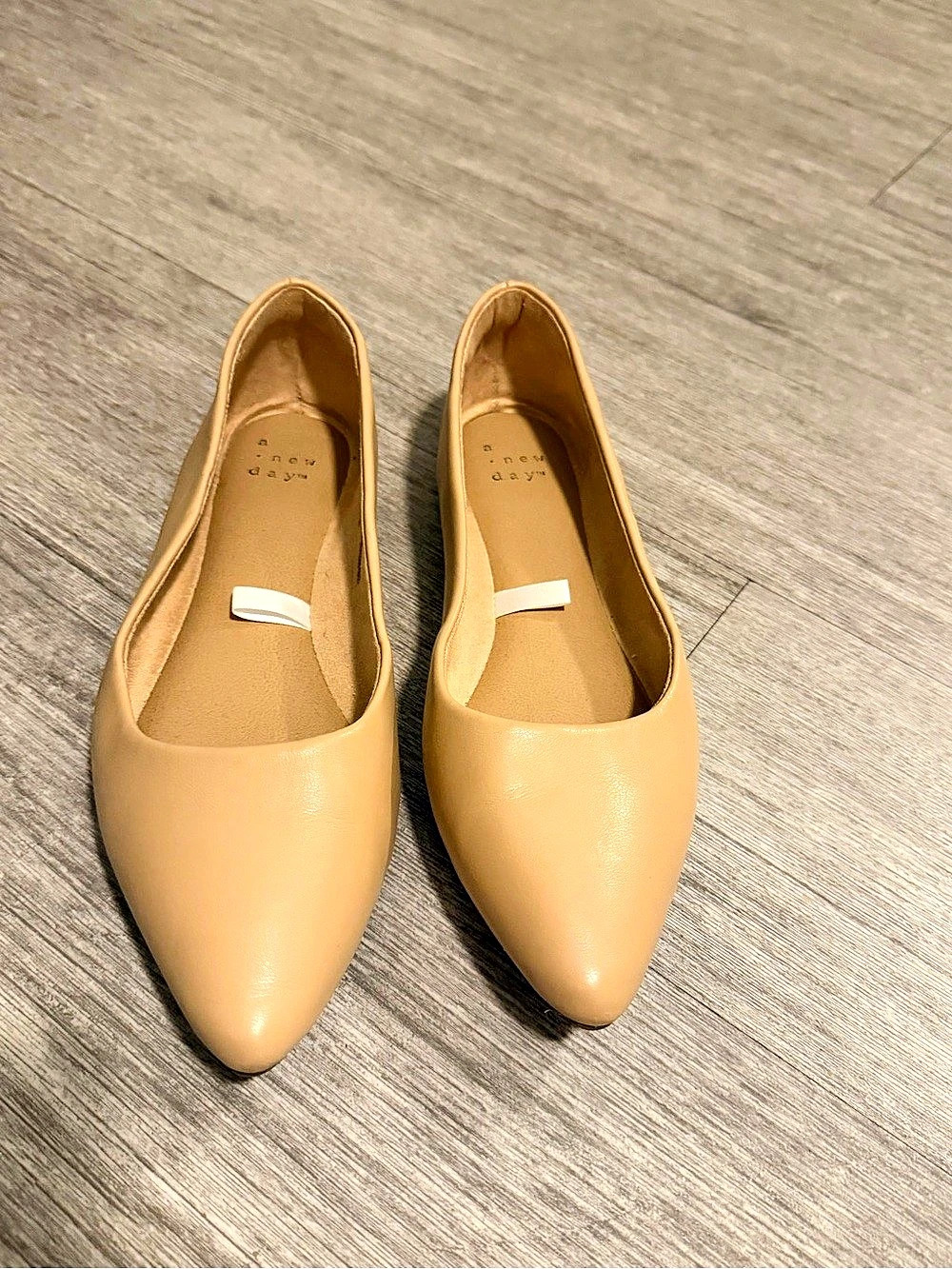 A New Day Pointed-Toe Flats in Brown